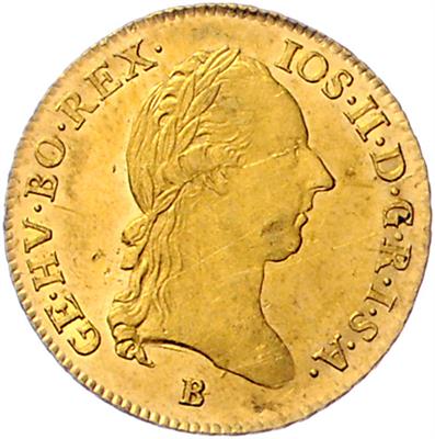 Josef II. GOLD - Coins, medals and paper money