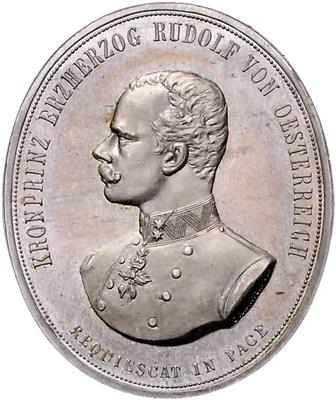 Kronprinz Erzherzog Rudolf - Coins, medals and paper money