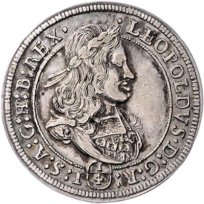 Leopold I. - Coins, medals and paper money