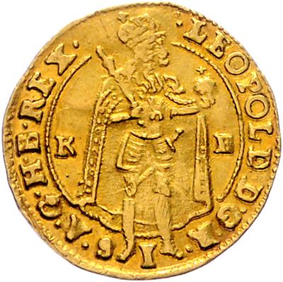 Leopold I. GOLD - Münzen, Medaillen und Papiergeld