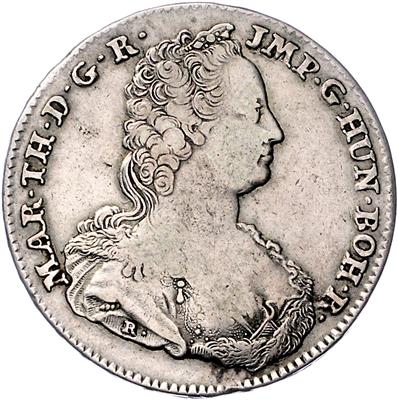 Maria Theresia - Münzen, Medaillen und Papiergeld