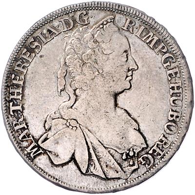 Maria Theresia - Mince, medaile a papírové peníze