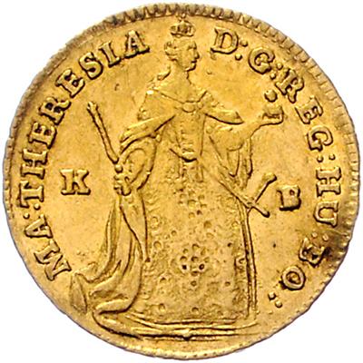 Maria Theresia GOLD - Mince, medaile a papírové peníze