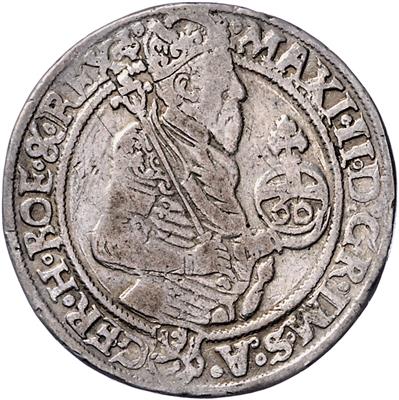 Maximilian II. - Mince, medaile a papírové peníze