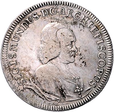 Sigismund v. Schrattenbach - Münzen, Medaillen und Papiergeld