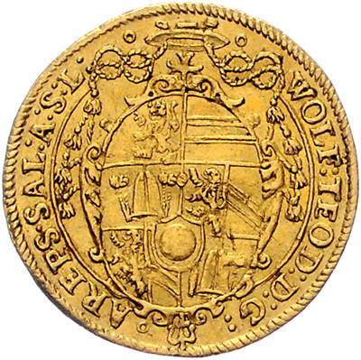 Wolf Dietrich v. Raitenau GOLD - Mince, medaile a papírové peníze