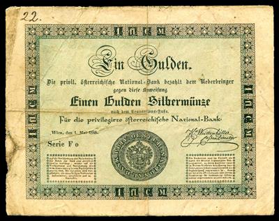 1 Gulden 1848 - Münzen, Medaillen und Papiergeld
