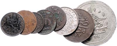 Afrika/Asien - Münzen, Medaillen und Papiergeld