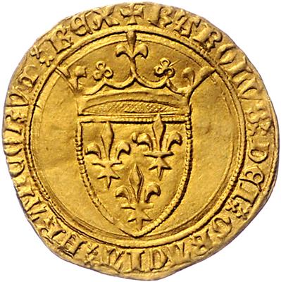 Charles VI. 1380-1422 GOLD - Münzen, Medaillen und Papiergeld