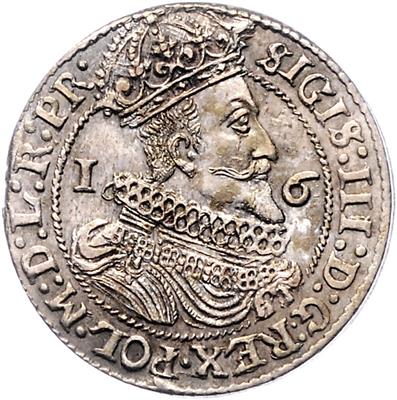 Danzig, Sigismund III. 1587-1632 - Münzen, Medaillen und Papiergeld