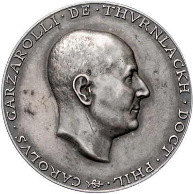 Dr. Phil. Karl Garzarolli Edler von Thurnlackh - Mince, medaile a papírové peníze