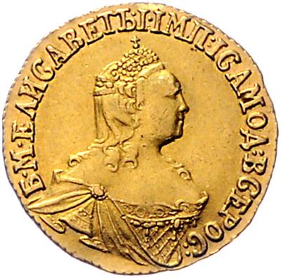 Elisabeth 1741-1762 GOLD - Mince, medaile a papírové peníze
