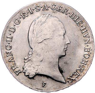 Franz II. - Mince, medaile a papírové peníze