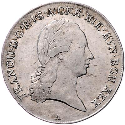 Franz II. - Coins, medals and paper money