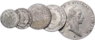 Franz II/I. - Münzen, Medaillen und Papiergeld