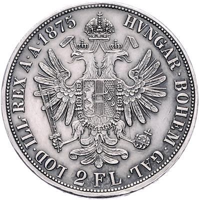 Franz Josef I. Doppelgulden - Münzen, Medaillen und Papiergeld