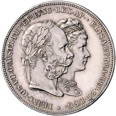 Franz Josef I. und Elisabeth - Mince, medaile a papírové peníze