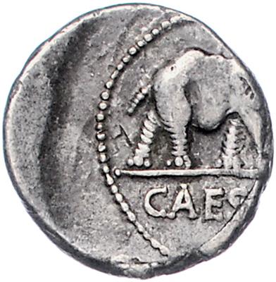 Gaius Iulius Caesar 100-44 v. C. - Münzen, Medaillen und Papiergeld