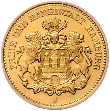 Hamburg, GOLD - Coins, medals and paper money