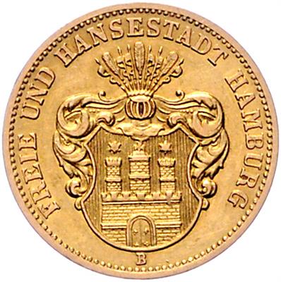 Hamburg, GOLD - Coins, medals and paper money