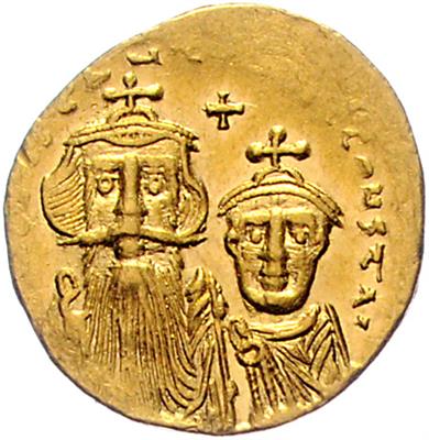 Heraclius 610-641 GOLD - Münzen, Medaillen und Papiergeld