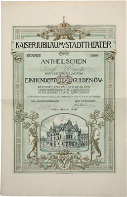 Kaiserjubiläum-Stadttheater - Monete, medaglie e cartamoneta