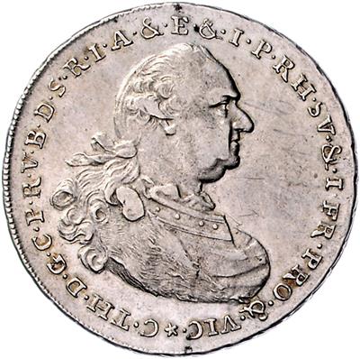 Kurfürst Karl Theodor 1777-1799 - Mince, medaile a papírové peníze