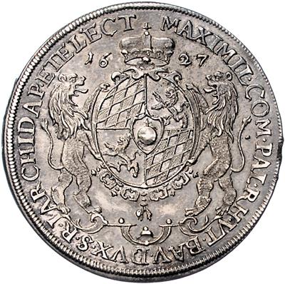 Kurfürst Maximilian I. 1623-1651 - Mince, medaile a papírové peníze