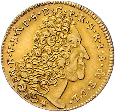 Kurfürst Maximilian II. Emanuel 1679-1726, GOLD - Mince, medaile a papírové peníze