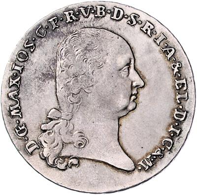 Kurfürst Maximilian IV. Josef 1799-1805 - Münzen, Medaillen und Papiergeld