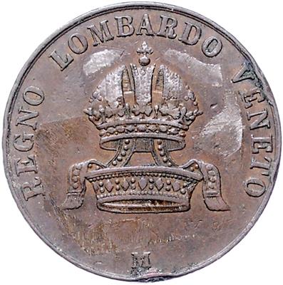Lombardei-Venetien - Coins, medals and paper money