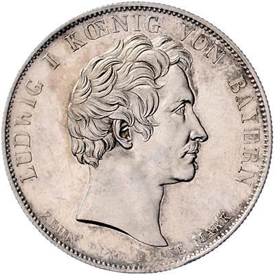 Ludwig I. 1825-1848 - Münzen, Medaillen und Papiergeld