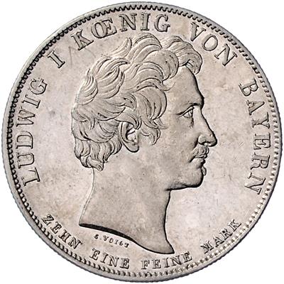 Ludwig I. 1825-1848 - Münzen, Medaillen und Papiergeld