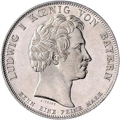 Ludwig I. 1825-1848 - Münzen, Medaillen und Papiergeld