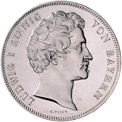 Ludwig I. 1825-1848 - Münzen, Medaillen und Papiergeld