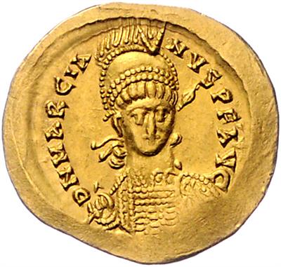 Marcianus 450-457 GOLD - Münzen, Medaillen und Papiergeld