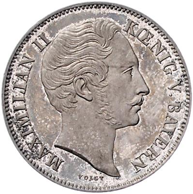 Maximilian II. 1848-1864 - Münzen, Medaillen und Papiergeld