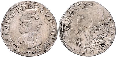 Modena, Francesco d'Este 1629-1658 - Mince, medaile a papírové peníze