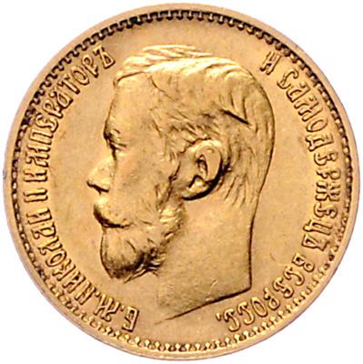 Nikolaus II. 1894-1917 GOLD - Mince, medaile a papírové peníze