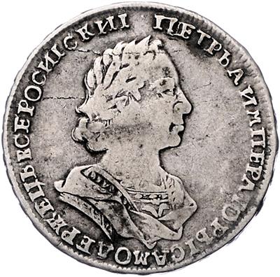 Peter I. 1682-1725 - Mince, medaile a papírové peníze
