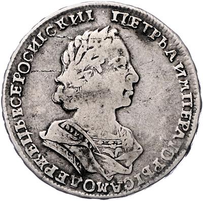 Peter I. 1682-1725 - Münzen, Medaillen und Papiergeld