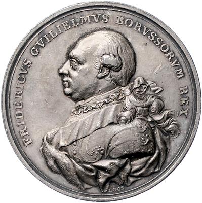 Preussen, Friedrich Wilhelm II. 1786-1797 - Mince, medaile a papírové peníze
