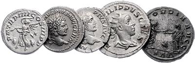 Römische Kaiserzeit, Severer und Soldatenkaiser - Mince, medaile a papírové peníze