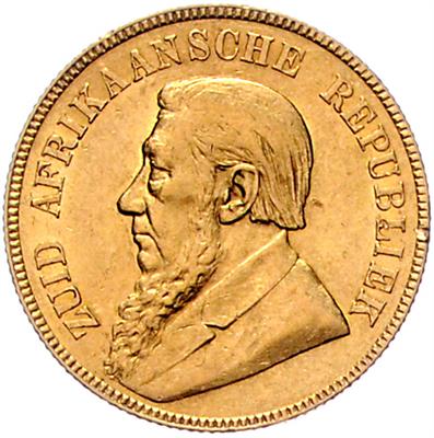 Südafrika, GOLD - Münzen, Medaillen und Papiergeld