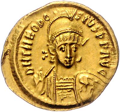 Theodosius II. 408-450 GOLD - Mince, medaile a papírové peníze