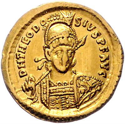 Theodosius II. 408-450 GOLD - Mince, medaile a papírové peníze