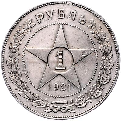 UDSSR - Münzen, Medaillen und Papiergeld