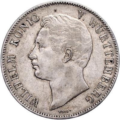 Württemberg, Wilhelm I. 1816-1864 - Monete, medaglie e cartamoneta