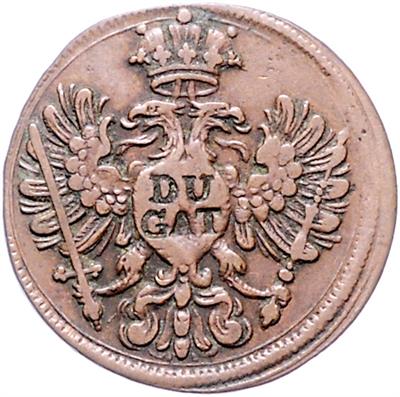 Zeit Leopold I./Karl VI. - Coins, medals and paper money