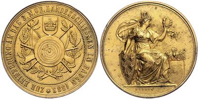 Baden b. Wien, III. NÖ Landesschießen 1883 - Coins